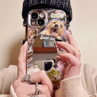 เคสสวย พร้อมเชือกคล้อง สําหรับ ไอโฟน11 16 Pro Max 15 14 12 13 Xr X 7 Plus 8 Xs Max Se2020 สีเงิน การ