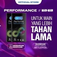 [Paket isi 2] Durex Kondom Performa 6s