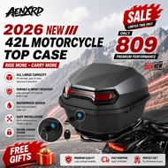 Motorcycle Trunk Box 42/40L Compartment General Storage Box Givi box motor boxBack
