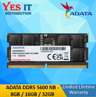 ADATA DDR5 4800 / 5600 MHz 8GB / 16GB / 32GB SO-DIMM MEMORY MODULE NOTEBOOK RAM