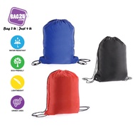 Bag2u【HOT】Sports Bag Drawstring Bag Water Resistant Lightweight
