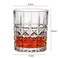 Set of 6 drinking glasses, rock glasses for spirits, beer glasses, whiskey glasses