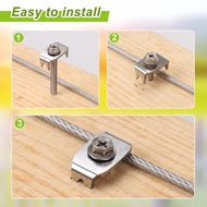 【Buy&ampNow】 Fence StaplesFence Nails for Softwood Reusable Wire Fence Staples Screws for Mesh &amp 