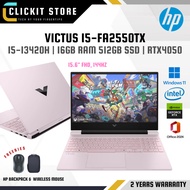 HP Victus 15-fa2550TX /15-fa2446TX Powder Pink Gaming | i5-13420H 16GB DDR5 512GB RTX4050 | D4QL9PA