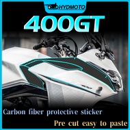 For CFMOTO 400GT motorcycle carbon fiber protection car stickers decorative stickers and modified accessories