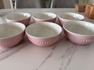 Le Creuset Pink Bowls Set (6 bowls) / Le Creuset碗