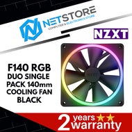 NZXT F140 RGB DUO SINGLE PACK 140mm COOLING FAN BLACK - RF-D14SF-B1