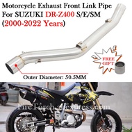For 7 SUZUKI DR-Z400 DRZ400 DR-Z DR Z 400 S E SM 2000 - 2022 Motorcycle Exhaust Muffler ORV Escap