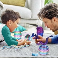 3D Printed Dragons Eggs With Dragons Inside Portable 3D Printed Decompression Toy Birthday Present F