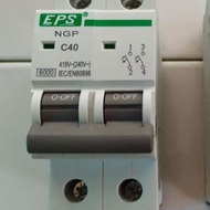 EPS 2POLE MCB 40A 63A 6kA SIRIM Approve