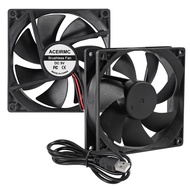 ACEIRMC 2pcs 9225 92mm x 92mm x 25mm USB DC 5V USB Computer Fan High Speed Muffin Fan Cooling Fan,UL