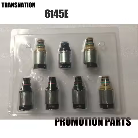 Transnation 6T40 6T45 6T30 6T35 Automatic Transmission OEM Solenoid Kit 7pcs/Set Fit For CRUZE Chevr