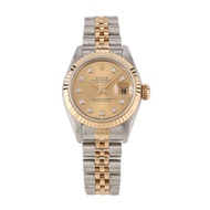 Rolex Rolex Ladies Watch Diary Type Automatic Mechanical Watch 69173 Back Diamond