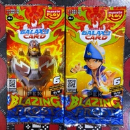 Boboiboy Monsta Galaxy Card Pek Blazing Frost AR/SR