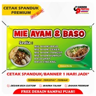 Chicken NOODLE BANNER PRINTING MEATBALL BANNER FREE DESIGN