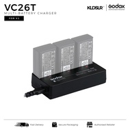 Godox Original VC26T Multi-Battery USB Charger | Compatible for V1/ V860III/ V850III/ AD100Pro/ VB26