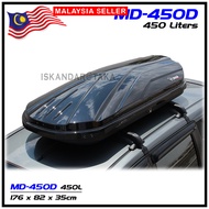 TAKA MD-450D [XL Size] 450L Car Roof Box [Explorer Series] [Glossy Black] Cargo Slim ROOFBOX
