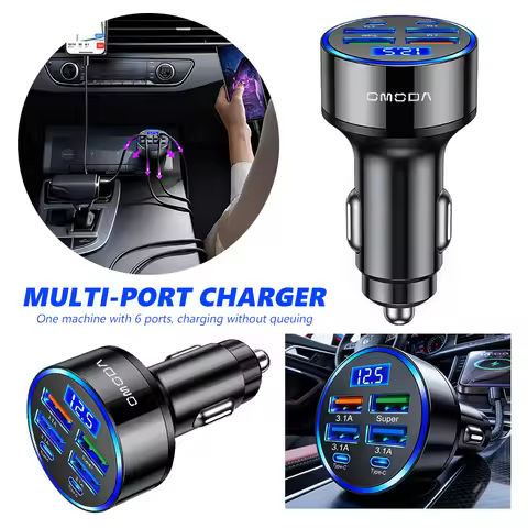 Car Charger USB Type C Adapter Quick Charge ﻿Auto Accessories For Chery Omoda 5 C5 E5 C9 9 EV PHEV 2