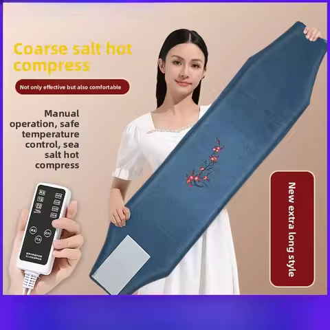 Salt Bag Hot Compress Bag Electric Heating Coarse Salt Sea Salt Hot Compress Palace Warming Waist Be
