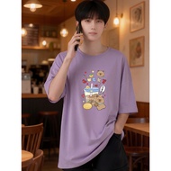 2Y604 [AIYOU] Lelaki Baju T Shirt Men Tshirt Tops Crop Top Oversized Clothes Plus Size T-shirts Kore