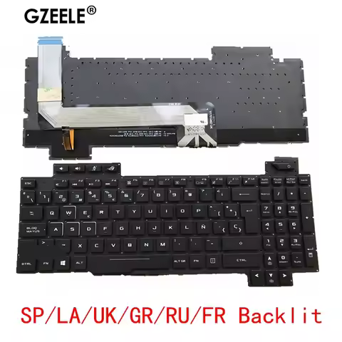 US/SP/LA/UK/GR/RU/FR/PO Backlit keyboard for ASUS GL503 GL703 GL503V/VS/VD GL703V/VD/G/S GL703VM GL7