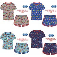 Local Seller Cuddle Me 3 year old to 12 year old Kids Outing Set Clothing Set Kids Pyjamas Set Avenget Mcqueen PawPatrol