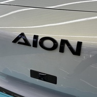 Gac AION V ev/gen2 SUV ดัดแปลงโลโก้รถสีดํา AION ตัวอักษรรถด้านหน้ารถด้านหลังโลโก้สติกเกอร์ตกแต่ง