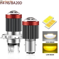Bright H4 LED Headlight for Motorcycles Durable Build Excellent for All Weather