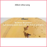 Specialized 3m carbon Fiber Selfie Stick For Actioncam insta360/ gopro / dji