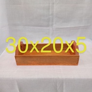 30x20x5 wooden tray