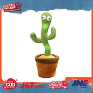 HIJAU NEW ARRIVAL Children's Toys GREEN Cactus DANCING Cactus DANCING Cactus Talking Shaking Cactus 