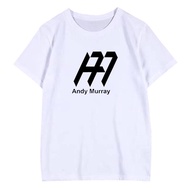 Nadal Fedele Murray Djokovic Tennis Sports T-Shirt Short Sleeved Men's And Women's Half Sleeved Clot