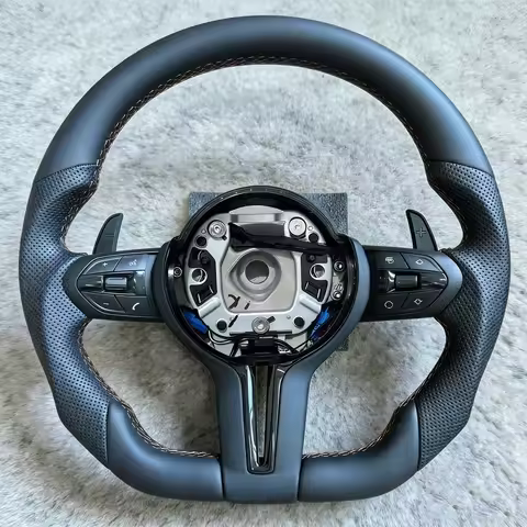 In Stock Leather Car Steering Wheel for BMW F30 F10 F15 F36 F20 F22 F25 F32 M3 M5 E46 E60 E70 E90 E9