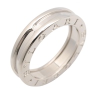 【二手】寶格麗BVLGARI B-zero1 戒指，單環，346566，K18WG（白K金），B-zero1 戒指，單環，男女通用，二手 A