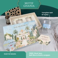 Gable Box Eid hamper box with/ dividers Hampers box with rectangular hardtop jar 901 (350gr fits: 2 