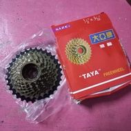 Freewheel 9 speed Freewheel threaded TAYA 9 speed sprocket rear gear free wheel