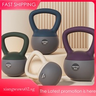 PVC Kettlebell Kettlebell Soft Integrated Material Exercise Equipment Soft Rubber Base Dumbbells