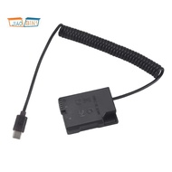 EL14 Dummy Coupler Battery Type-C Spring Cable for  D3100 D3500 D5100 D5200 D5300 D5600 P7000 P7100 