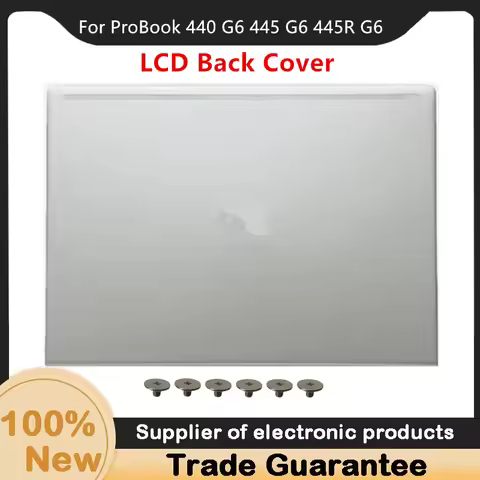 New For HP ProBook 440 G6 445 G6 445R G6 Laptop LCD Back Cover A Shell Silver L44559-001