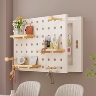 [48H Shipping] Cream-colored perforated board decorative painting for electric meter box, no-drill r