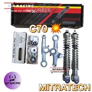 C70 Front Absorber with fork arm and repair kit set Bush C70 “GP RACING”