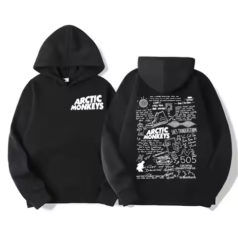Retro Rock Arctic Monkeys Music Album Graphic Hoodies Men Vintage Y2k Hip Hop Hoodie Punk Sweatshirt