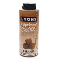 焦糖 風味 裝飾醬- 美國 Lyons 經典設計師系列 482g/罐(有效期限：2024/11/13)--【良鎂咖啡精品館/裝飾醬系列】
