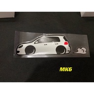 VW Golf Series / Scirocoo Car Model Sticker (MK6,MK7,Scirocoo)