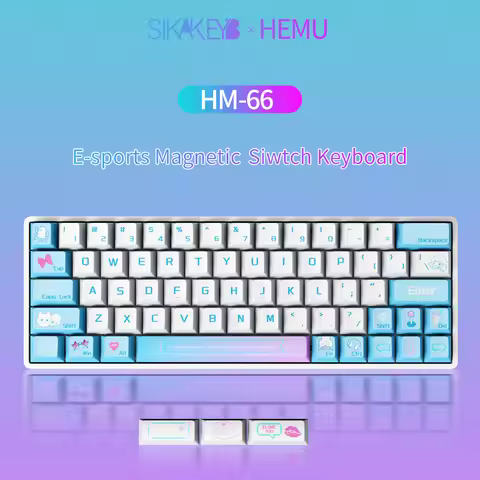 Sikakeyb Castle NEW HM66 Magnetic Keyboard 66Keys 60% Compatible With GH60 Wired Type-C Gateron Magn
