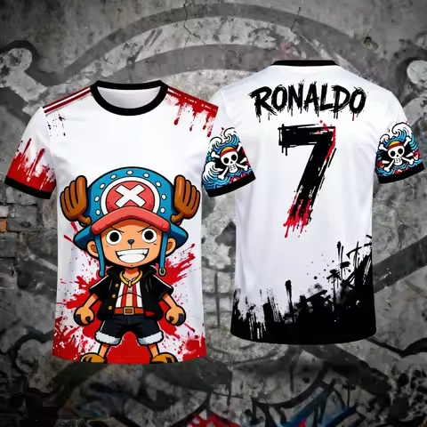 2026 New Arrival One Piece Special Edition Men's Soccer T-shirt Ronaldo # 7 Soccer Shirt T-shirt Kid