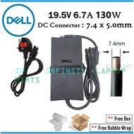 Dell 19.5V 6.7A 130W 7.4*5.0mm DA130PE1-00 ADP-130DB D G3 XPS 15 17 M4400 15 7000 7577 Adapter Charg