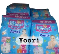 Pampers Baby Happy  1 Renceng Isi 6 Pcs Size M Dan L