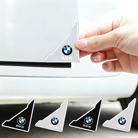 2PCS Car Door Corner Cover Auto Anti-collision Stickers For BMW E46 E60 E90 E39 E87 E36 E92 E70 E91 