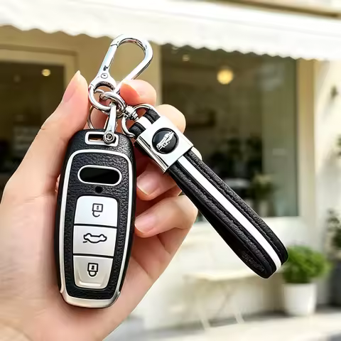 TPU Car Remote Key Case Cover for Audi Q8 RSQ8 A6 C8 S6 RS6 A7 S7 RS7 A3 8Y A8 D5 4N RS E-tron GT Q4
